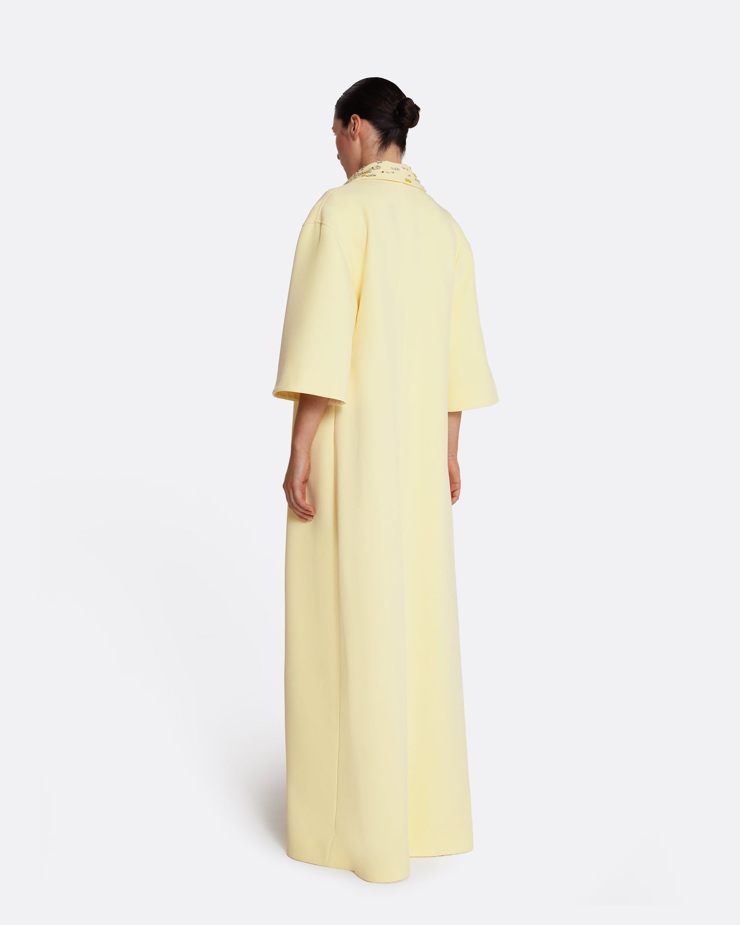 Ninetta Jacket in Pale Yellow with Gold