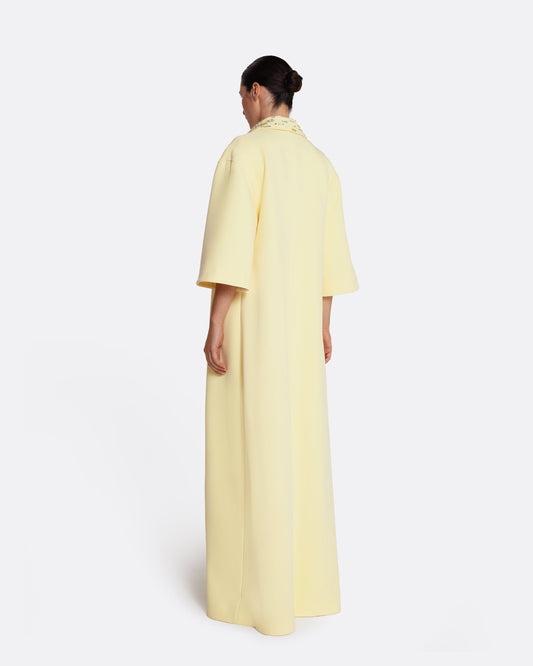 Ninetta Jacket in Pale Yellow with Gold