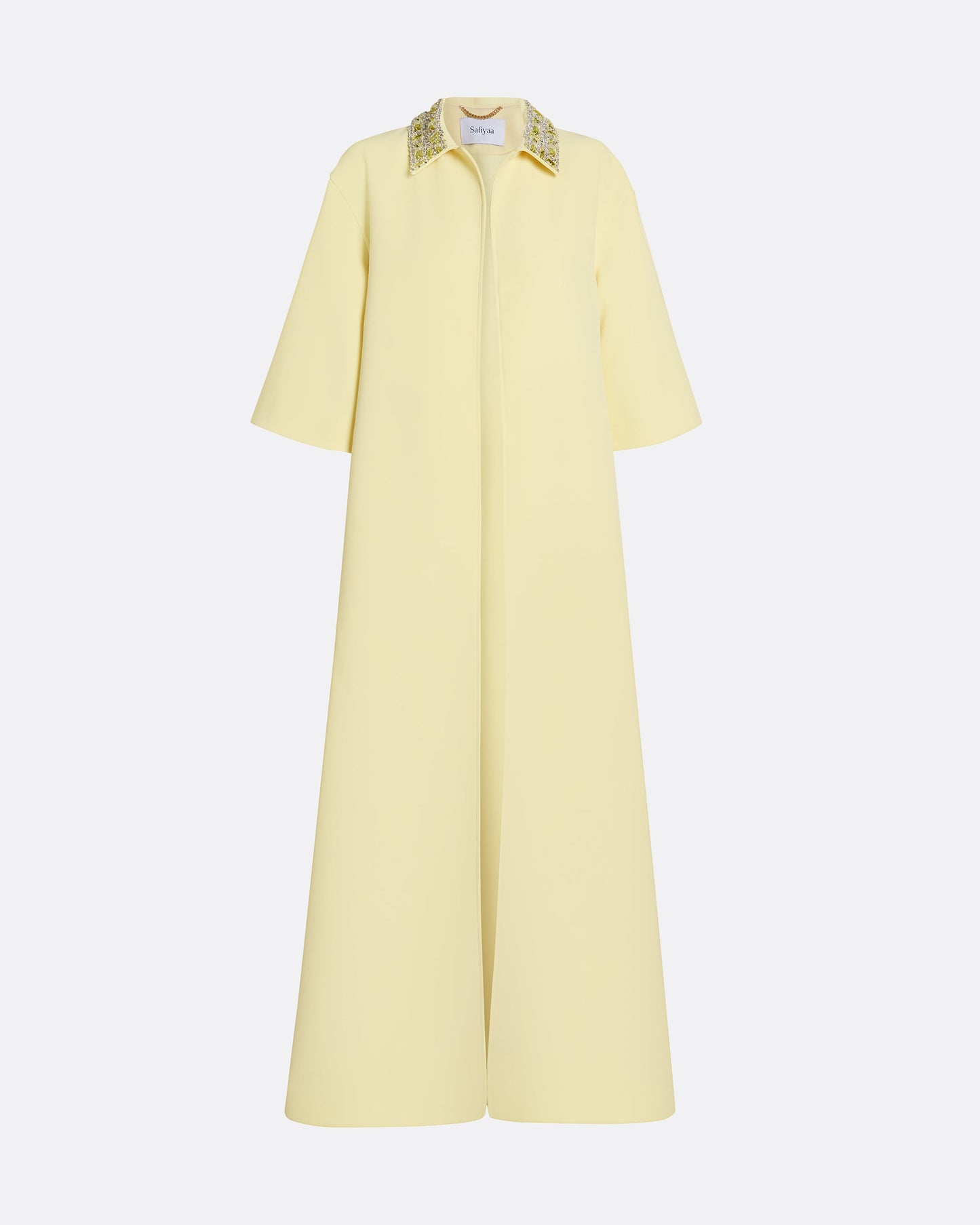 Ninetta Jacket in Pale Yellow with Gold