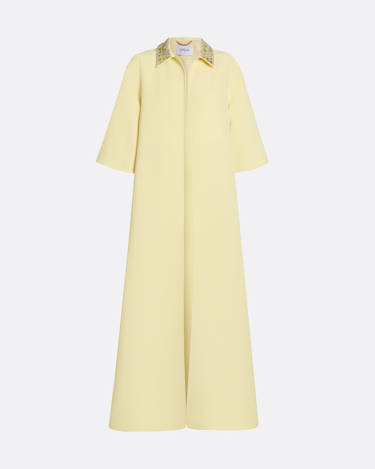 Ninetta Jacket in Pale Yellow with Gold