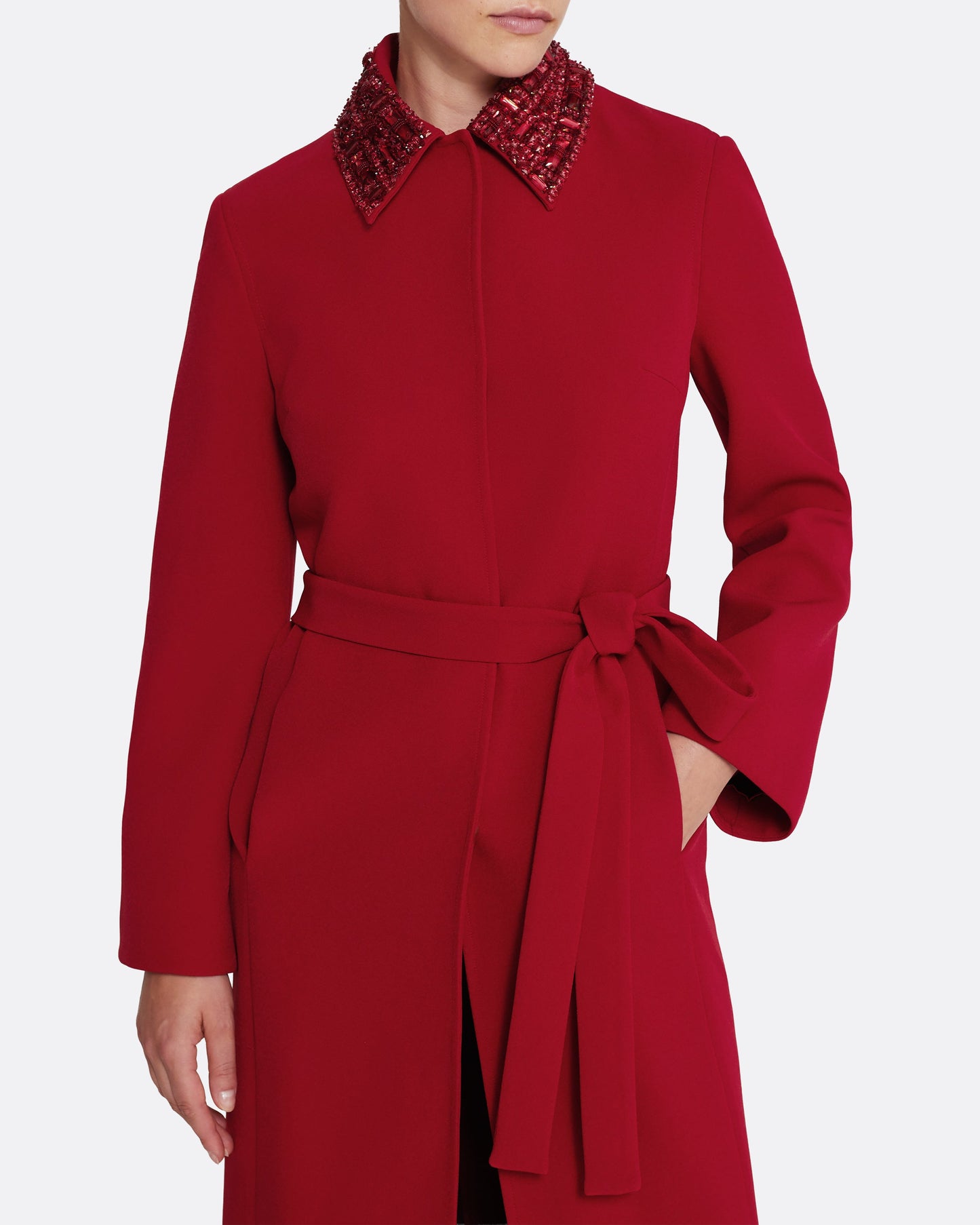 Lillita Jacket in Azalea Red with Multi-reds