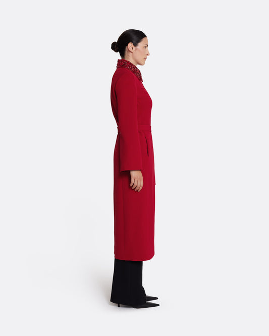 Lillita Jacket in Azalea Red with Multi-reds