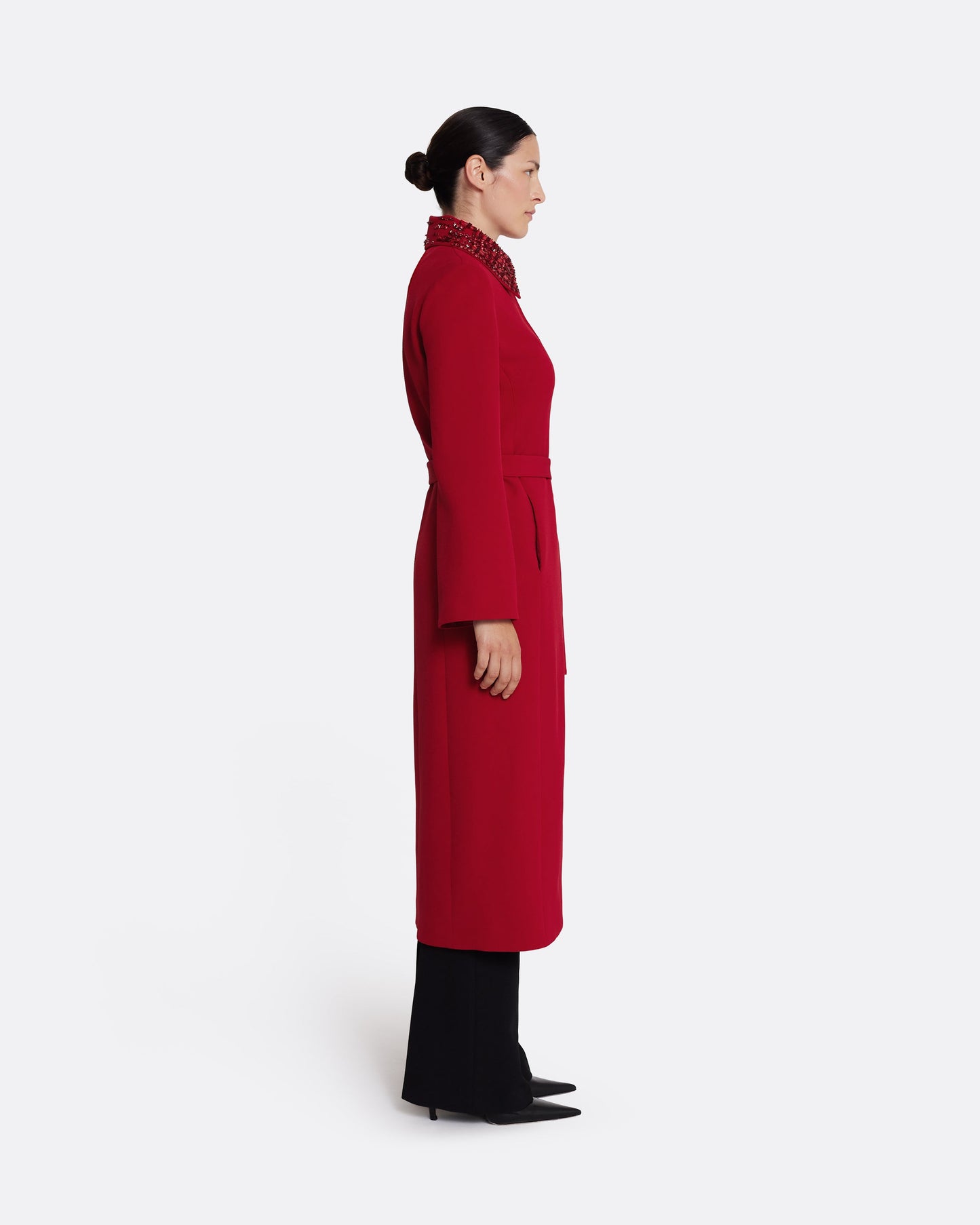 Lillita Jacket in Azalea Red with Multi-reds