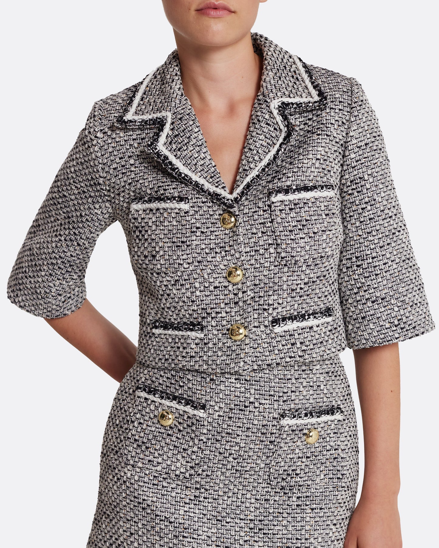 Marzia Jacket in Greyscale