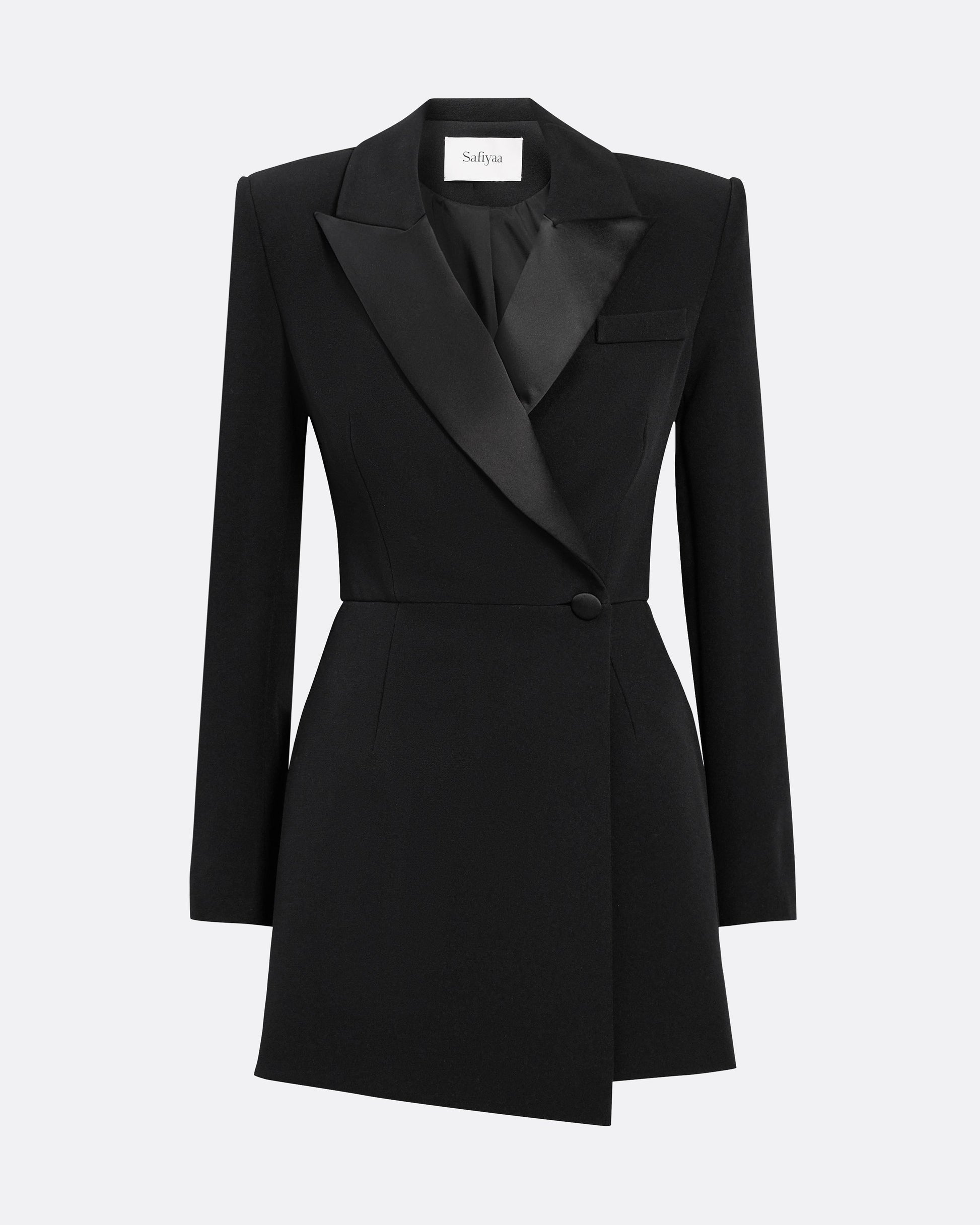 Short Jumpsuit With Top Overlay in BLACK