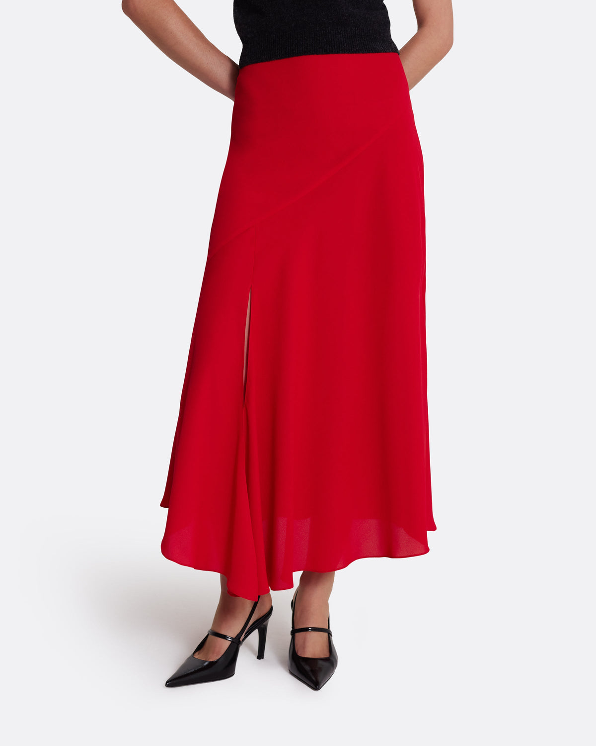 Olimpia Skirt in Azalea Red