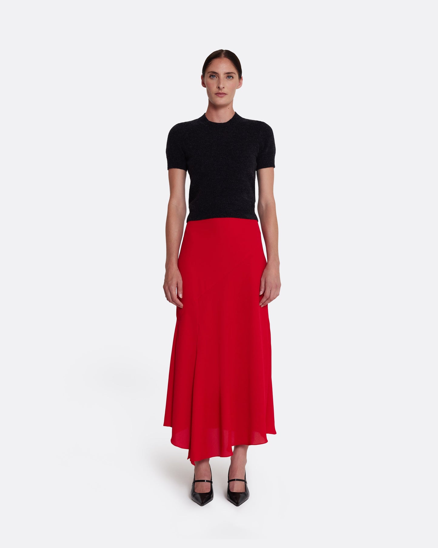 Olimpia Skirt in Azalea Red