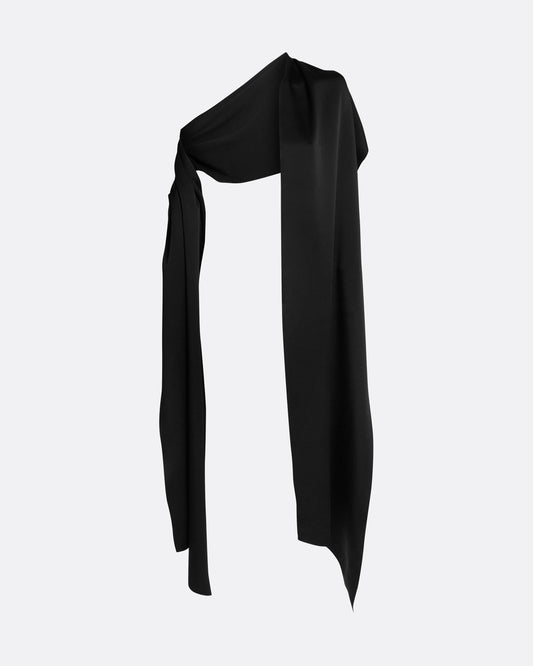 Long Shawl Scarf in Black