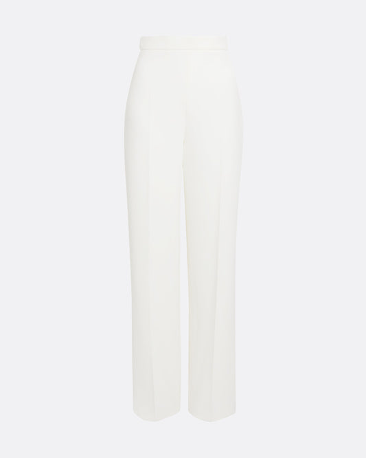 High Waisted wid leg trousers  in IVORY