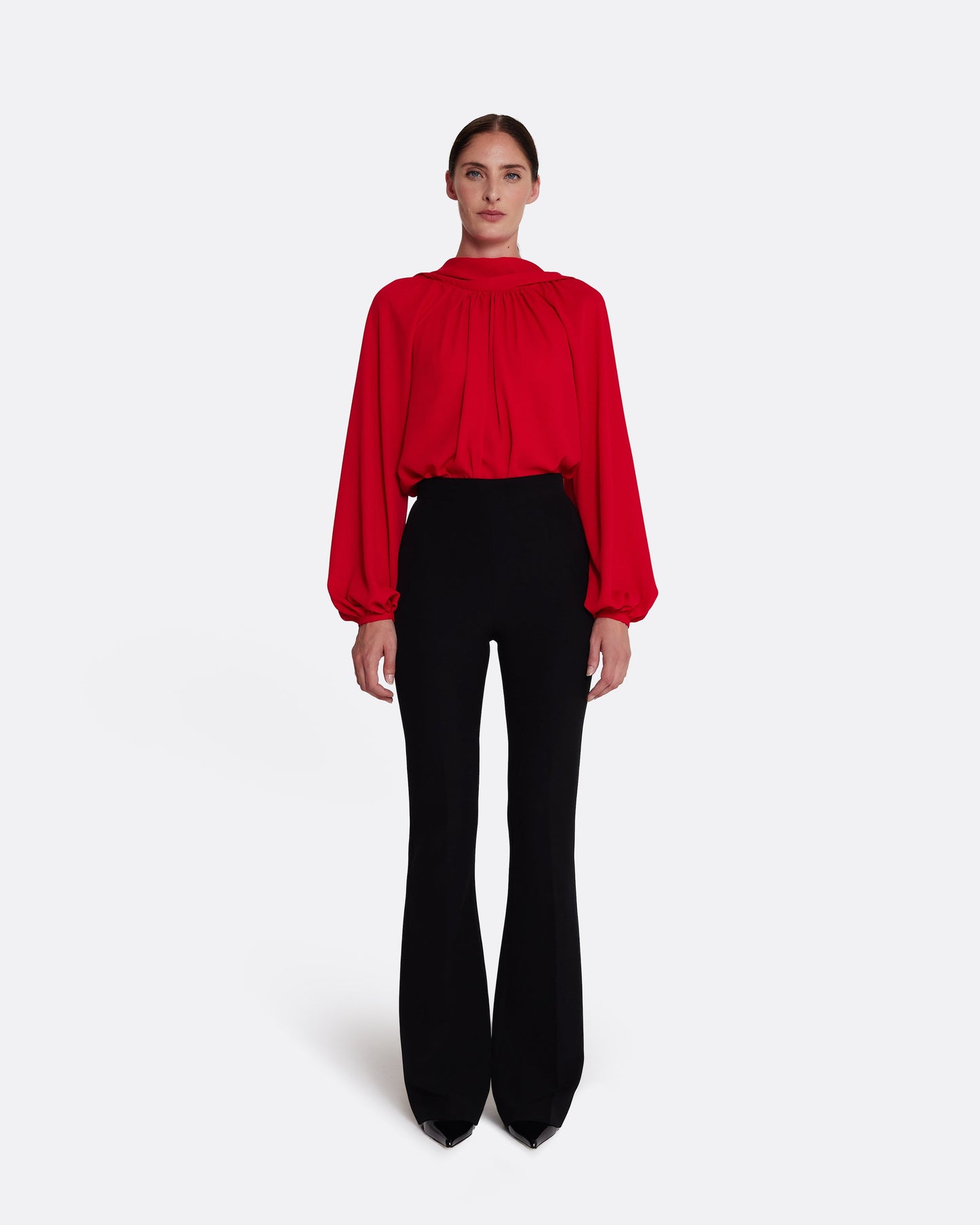 Tilde Top in Azalea Red