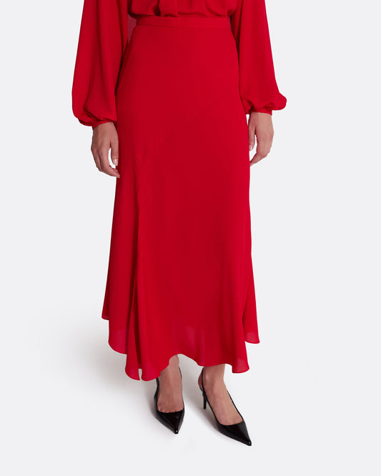 Olimpia Skirt in Azalea Red