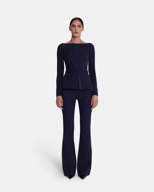 Alexa Trousers In Azurite Blue