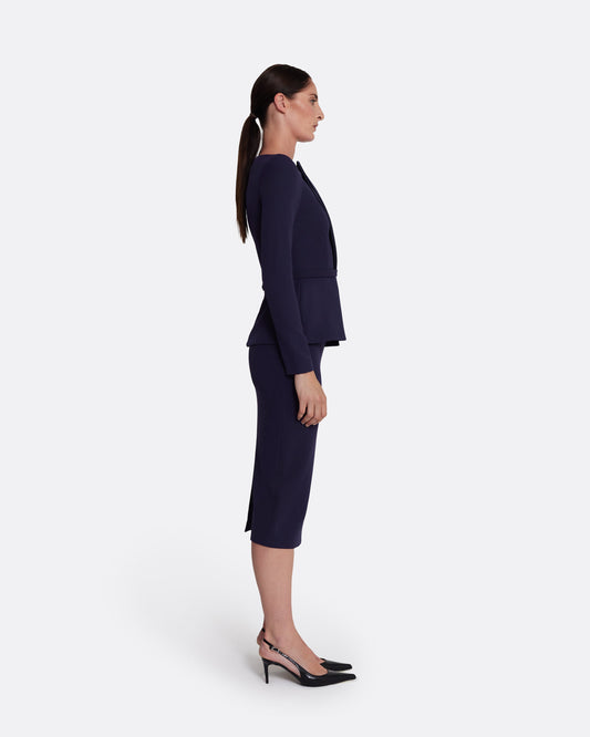 Hokoku Skirt In Azurite Blue