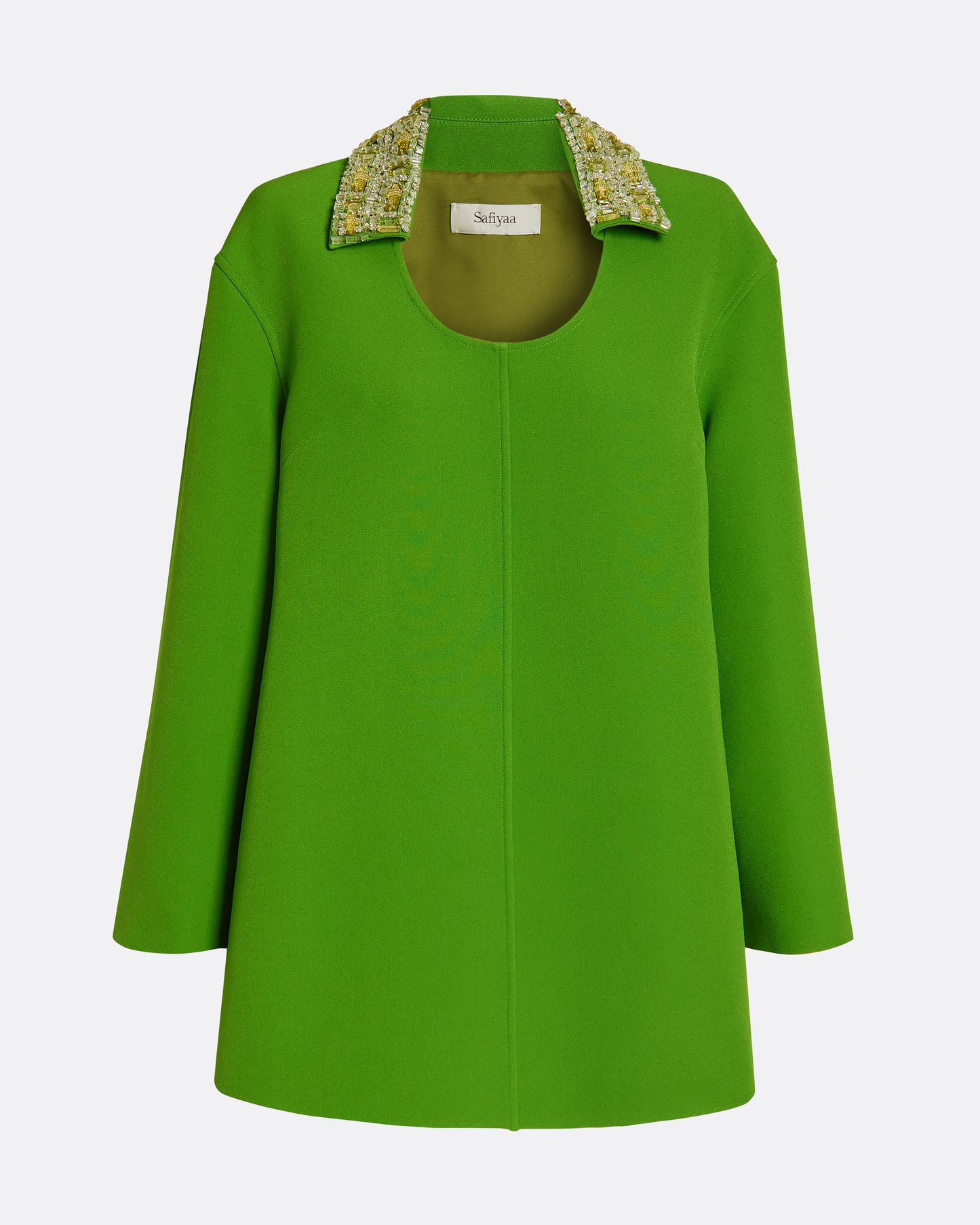 Giovanna Top in Verdant Green with Multi-greens