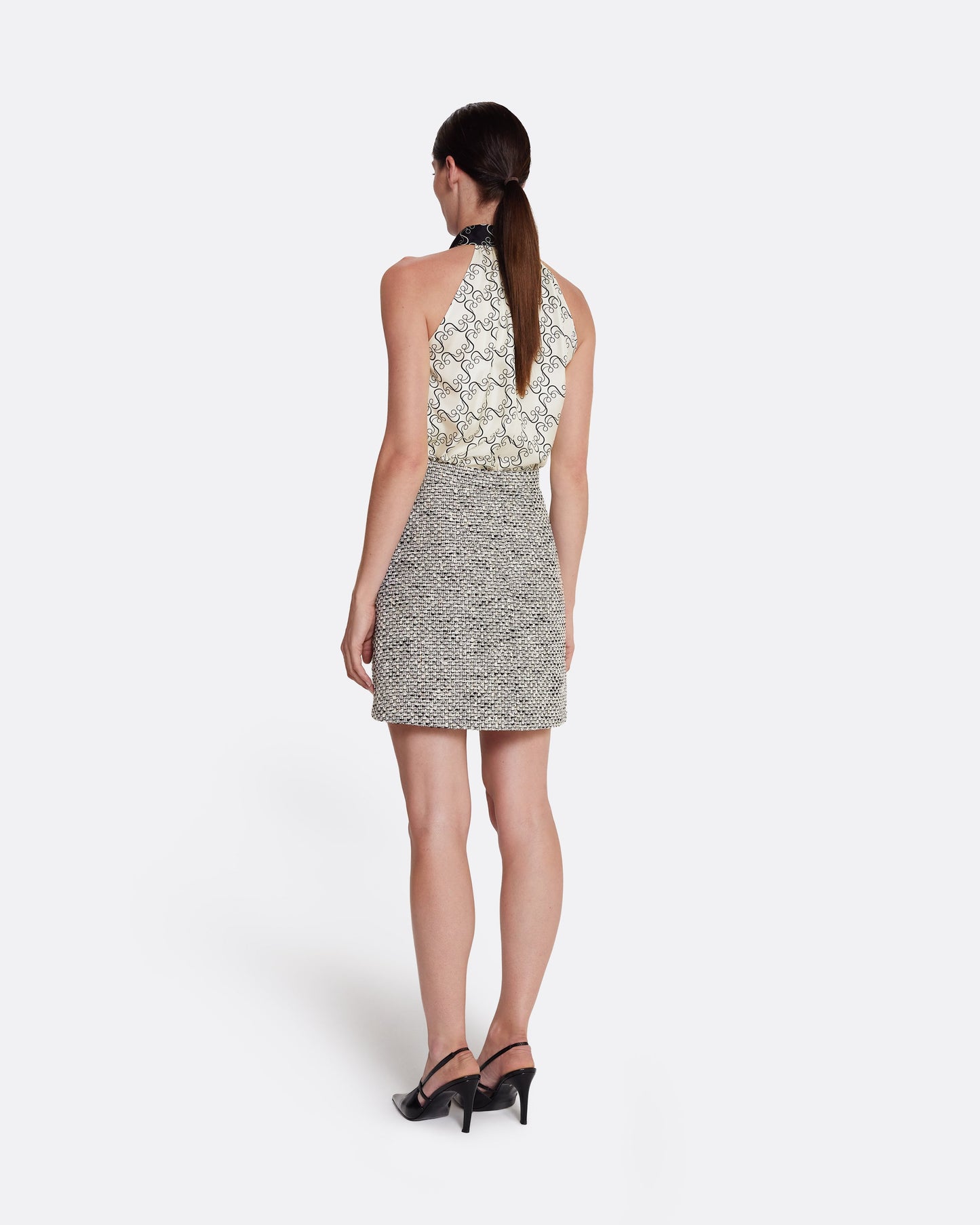 Ornella Skirt in Greyscale