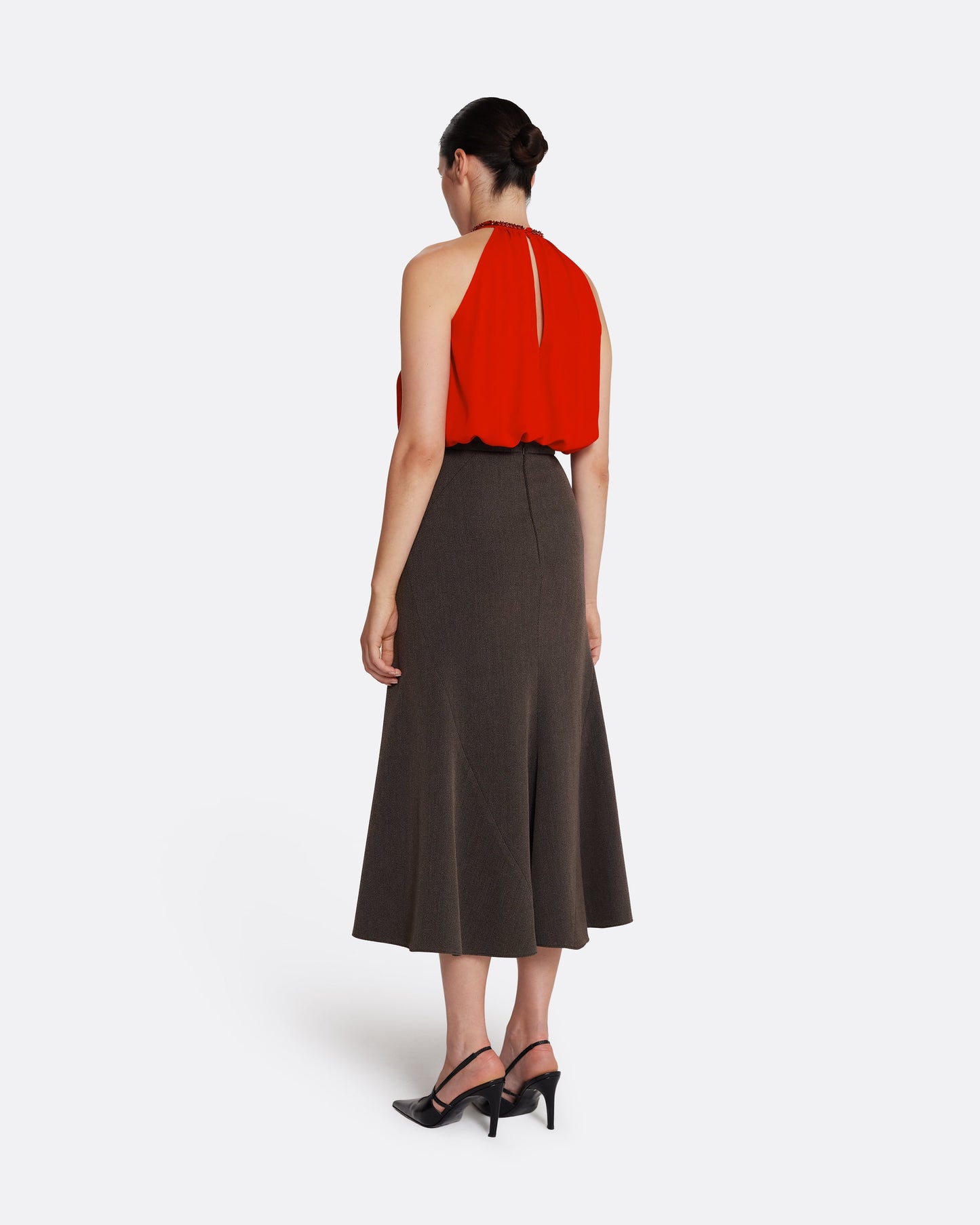 Marialuisa Skirt in Soft Brown