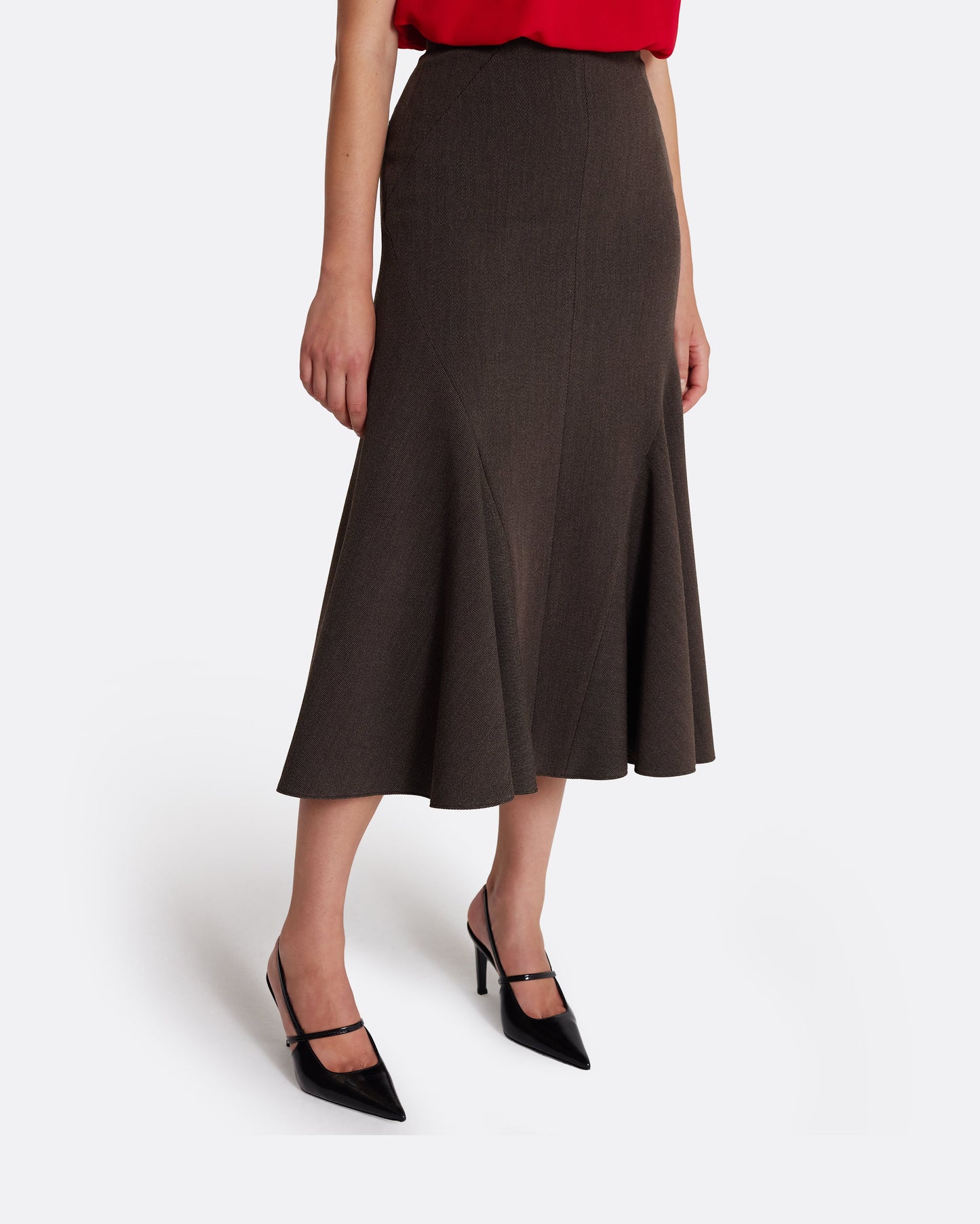 Marialuisa Skirt in Soft Brown