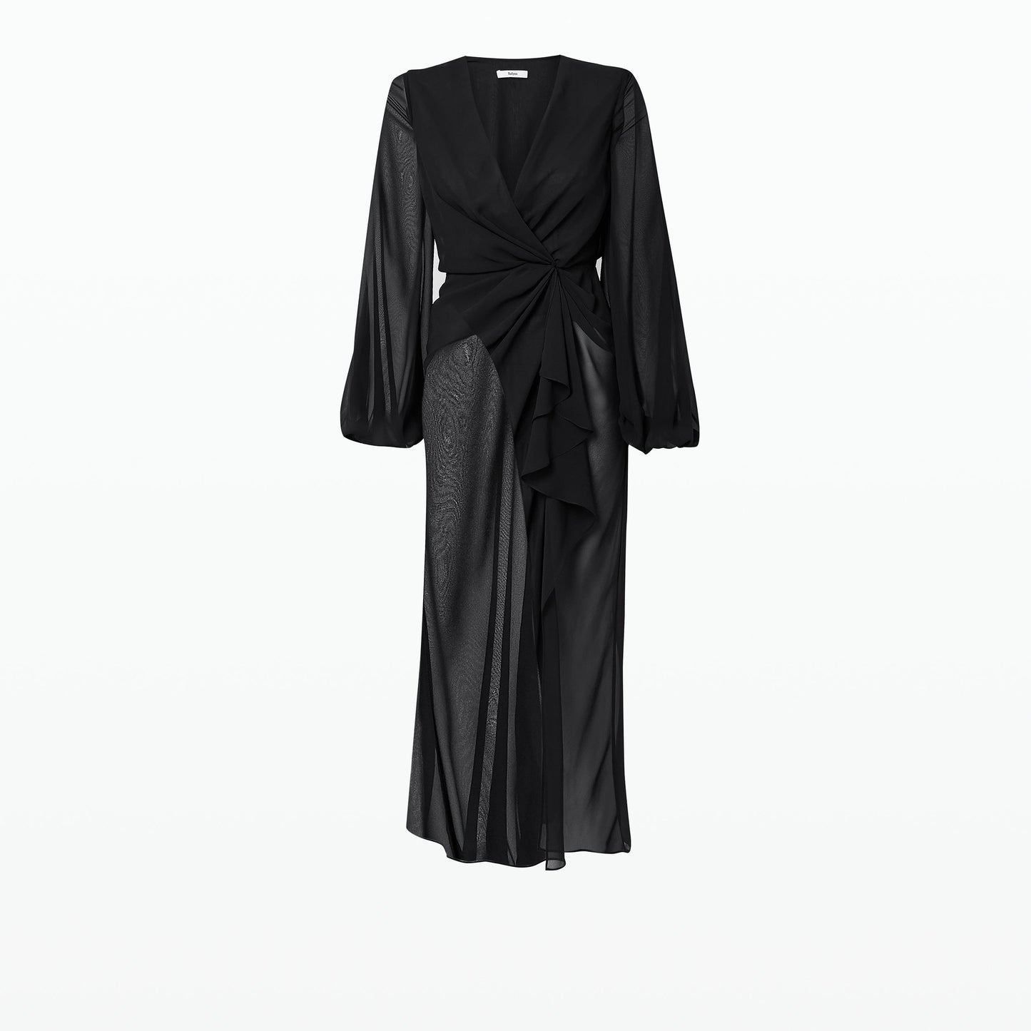 Prova Black Midi Dress