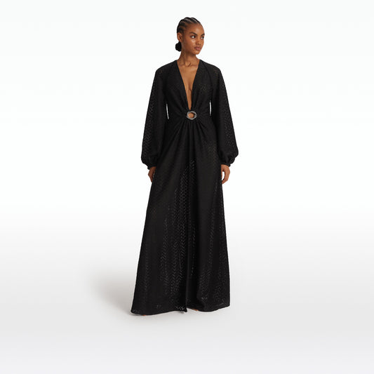 Jacquis Black Long Dress