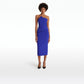 Delani Azure Blue Midi Dress
