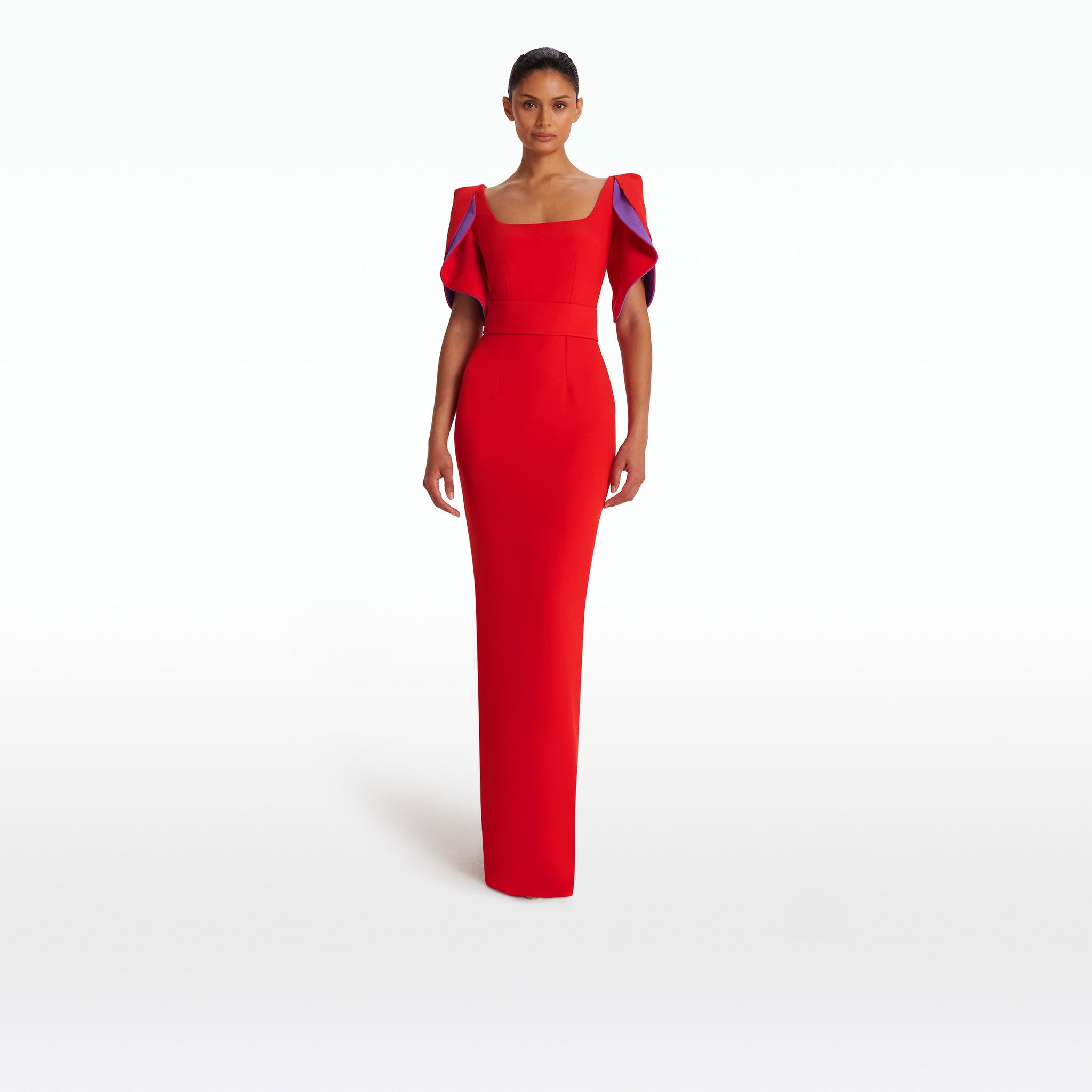 Dara Scarlet Red Long Dress FR44 - US12