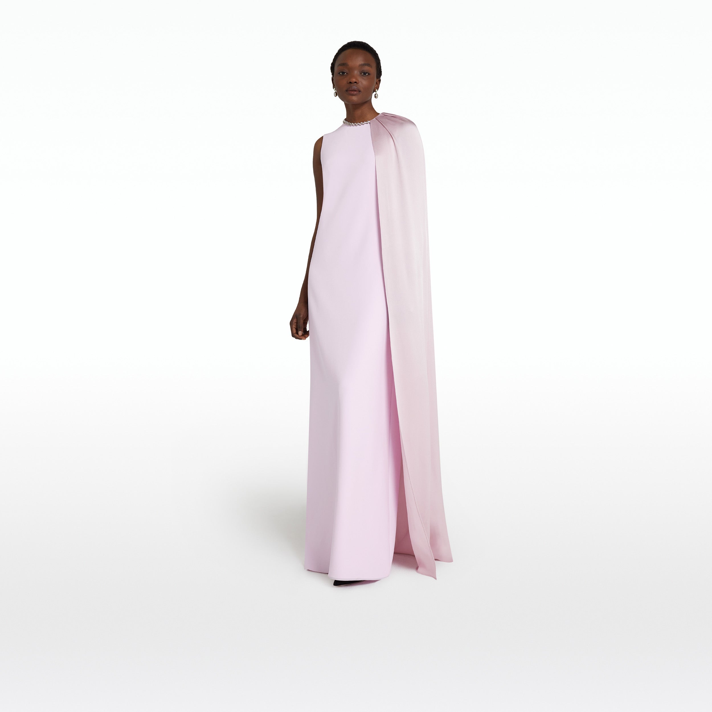 Asan Lilac Snow Long Dress – Maison Safiyaa USA