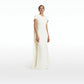 Ginkgo Embroidered Ivory Long Dress