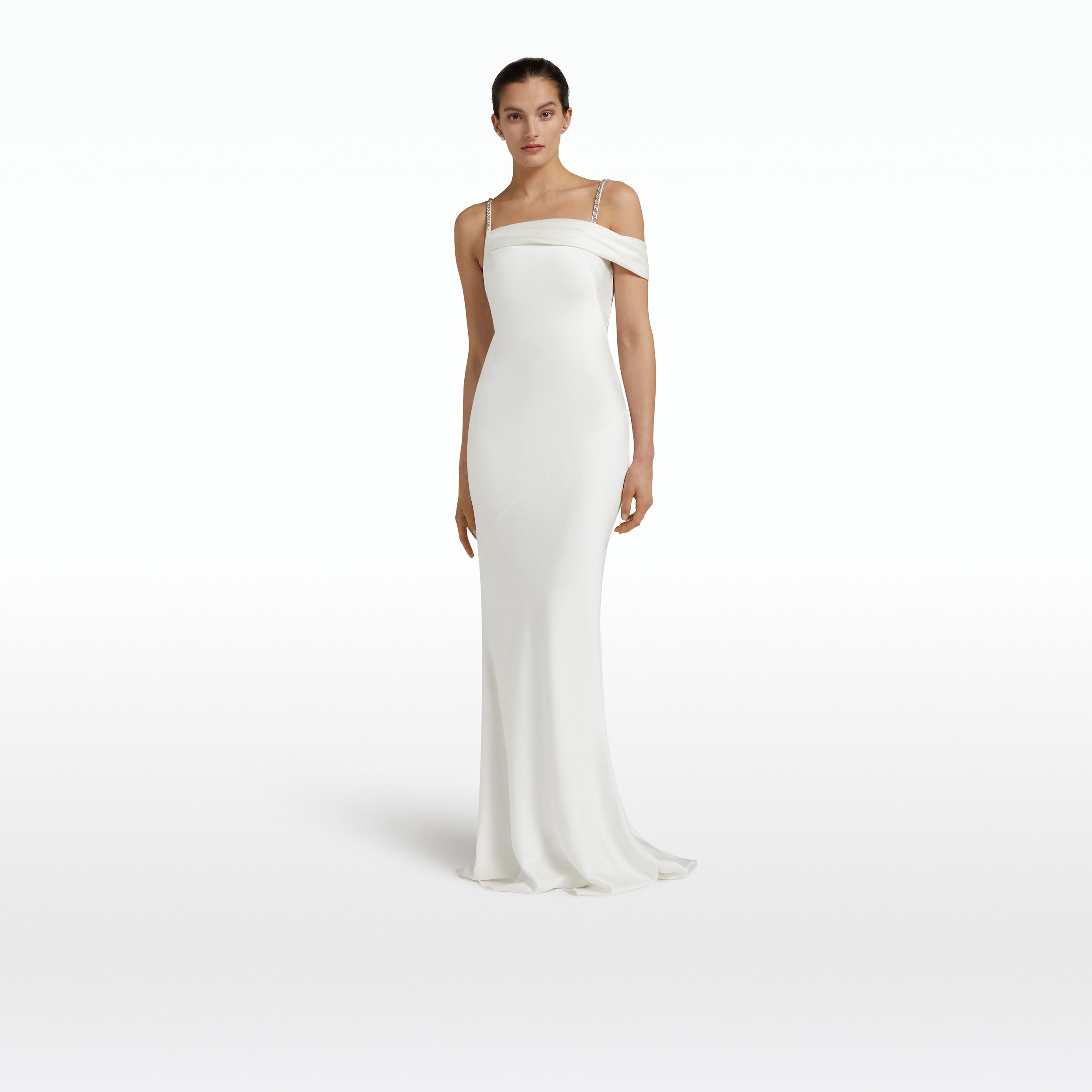 Brooke Ivory Long Dress