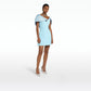 Abrana Baby Blue Short Dress
